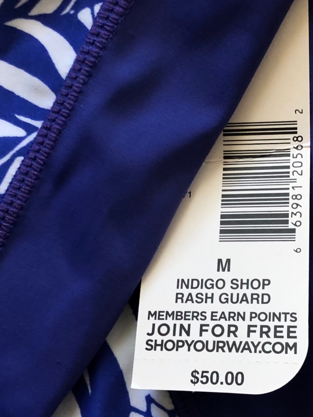 Indigo Shop Rash Guard - Picture 2 of 2